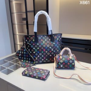 【New series combination X661】 LV shopping bag + LV wallet + LV wallet